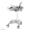 Neomounts MED-M200 mobilus multimedijos vežimėlis iš aliuminio, baltas, 1080 mm