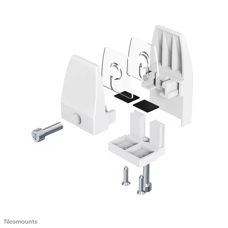 Neomounts NS-CLMP40WHITE stalo spaustuvų rinkinys (2 vnt.) – iki 5 kg