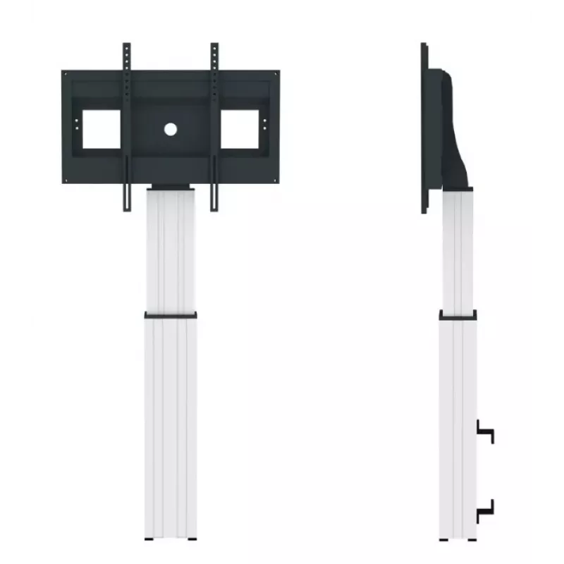 Neomounts PLASMA-W2500SILVER motorizuotas grindinis stovas ekranui, 42 inch - 100 inch, 150 kg, VESA 200x200 - 800x600 mm, sidabrinis