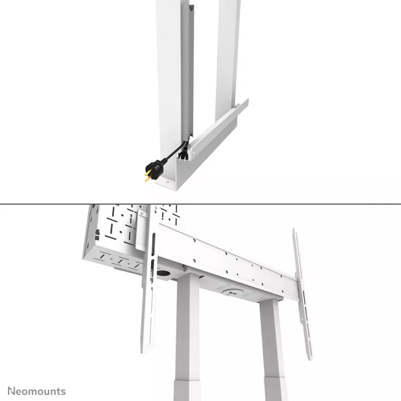 Neomounts motorizuotas sieninis laikiklis WL55-875WH1 110 kg 55-100 col.