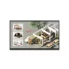 LG CreateBoard Standard interaktyvi lenta 2.18 m (86 col.) 3840 x 2160 pikselių Liečiamas ekranas Juoda