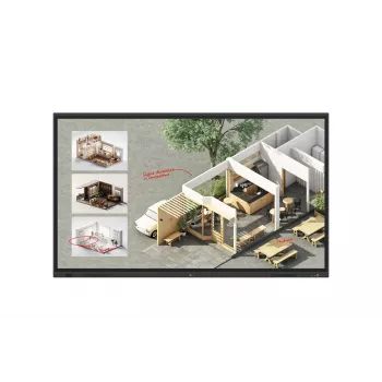 LG CreateBoard Standard interaktyvi lenta 2.18 m (86 col.) 3840 x 2160 pikselių Liečiamas ekranas Juoda