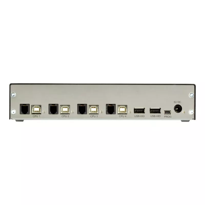 KVM jungiklis Black Box ACX1004A-HID2 USB klaviatūra pele juoda