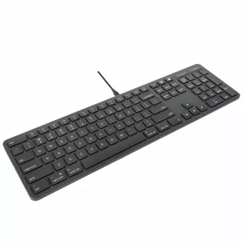 Targus AKB874NO Pilno dydžio klaviatūra USB QWERTY Nordic Juoda 104 klavišai