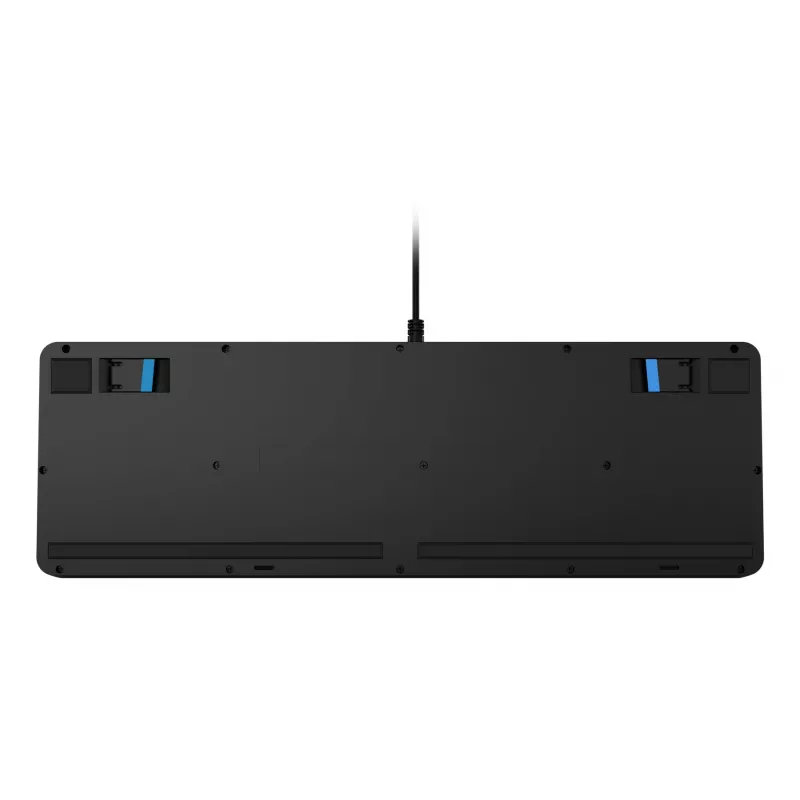 Laidinė žaidimų klaviatūra Lenovo K310 – pilno dydžio 100%, USB, US anglų, RGB apšvietimas, juoda, 1,8 m laidas