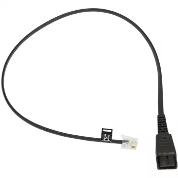 Telefoninis kabelis Jabra 8800-00-25 0,5 m Juoda