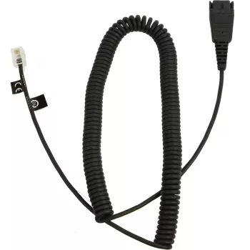 Telefono laidas Jabra 8800-01-06 QD standartinis 0,5 m Juodas