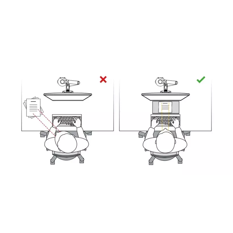 Dokumentų laikiklis BakkerElkhuizen FlexDoc Cristal Clear
