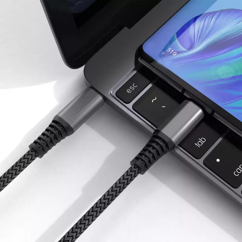 USB-C laidas 4smarts 456267 3 m USB C juodas 0.48 Gbit/s