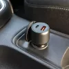 Automobilinis įkroviklis 4smarts VoltRoad Ultimate 65W+18W USB-C PD + USB-A QC nešiojamam kompiuteriui, išmaniajam telefonui, planšetei