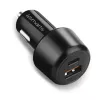 Automobilinis įkroviklis 4smarts VoltRoad Ultimate 65W+18W USB-C PD + USB-A QC nešiojamam kompiuteriui, išmaniajam telefonui, planšetei