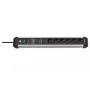 Ilgintuvas Brennenstuhl Premium-Protect-Line 1391010601 5m 6 lizdai Vidaus patalpoms Juodas Sidabrinis