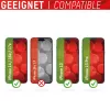 Displex privatumo apsauginis stiklas (10H), skirtas Apple iPhone 13/13 Pro/14/16e/17e, su Eco montavimo rėmeliu