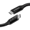 Laidas Edimax UC4 0,5 m 40 Gbit/s Juodas Vyriškas Į Vyrišką