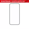 Displex Full Cover ekrano apsauginis stiklas (10H), Apple iPhone 15/15 Pro, Eco montavimo rėmelis, pilnas dengimas