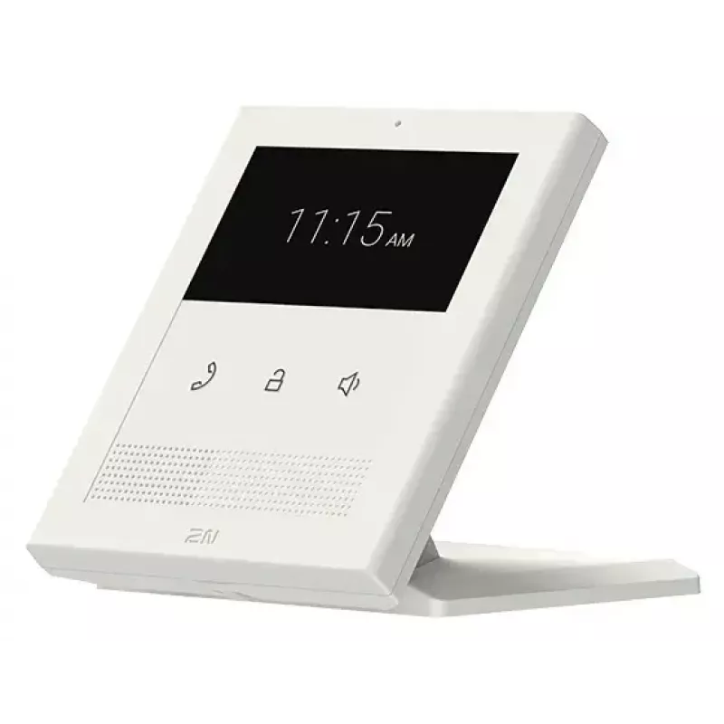Vidinė vaizdo domofono stotelė 2N Clip 10,9 cm (4,3 colio) LCD, 480×272, jutiklinis, balta, Gigabit Ethernet, DC/PoE
