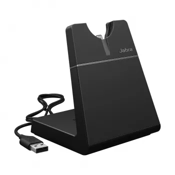 Ausinių stovas Jabra Engage SE Desk Stand Convertible USB-A juodas