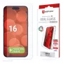 Apsauginis stiklas Displex + dėklas Apple iPhone 16, Eco montavimo rėmelis, atsparus įbrėžimams