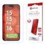 Displex Screen Protector (10H) Apple iPhone 15/15 Pro/16, Eco Montavimo Rėmelis, atsparus įbrėžimams
