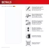 Displex Screen Protector (10H) Apple iPhone 15/15 Pro/16, Eco Montavimo Rėmelis, atsparus įbrėžimams