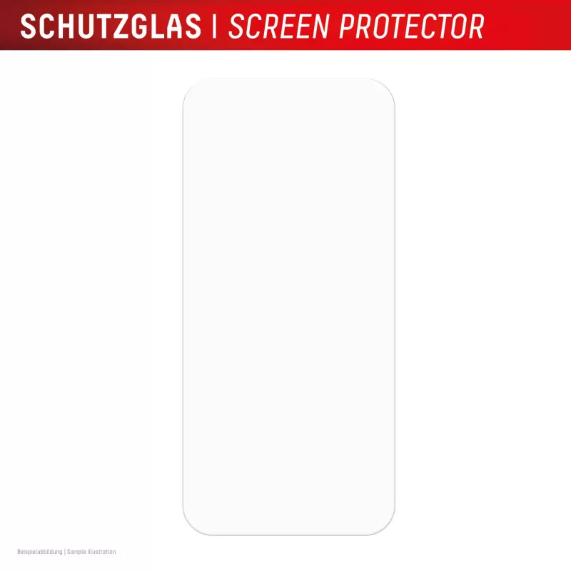 Displex Screen Protector (10H) Apple iPhone 15/15 Pro/16, Eco Montavimo Rėmelis, atsparus įbrėžimams