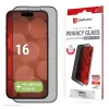 Displex privatumo apsauginis stiklas (10H) Apple iPhone 16 su Eco montavimo rėmeliu