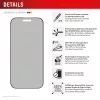 Displex privatumo apsauginis stiklas (10H) Apple iPhone 16 Pro su Eco tvirtinimo rėmeliu