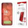 Displex Screen Protector + Dėklas, Apple iPhone 16 Pro, Eco montavimo rėmelis, atsparus įbrėžimams