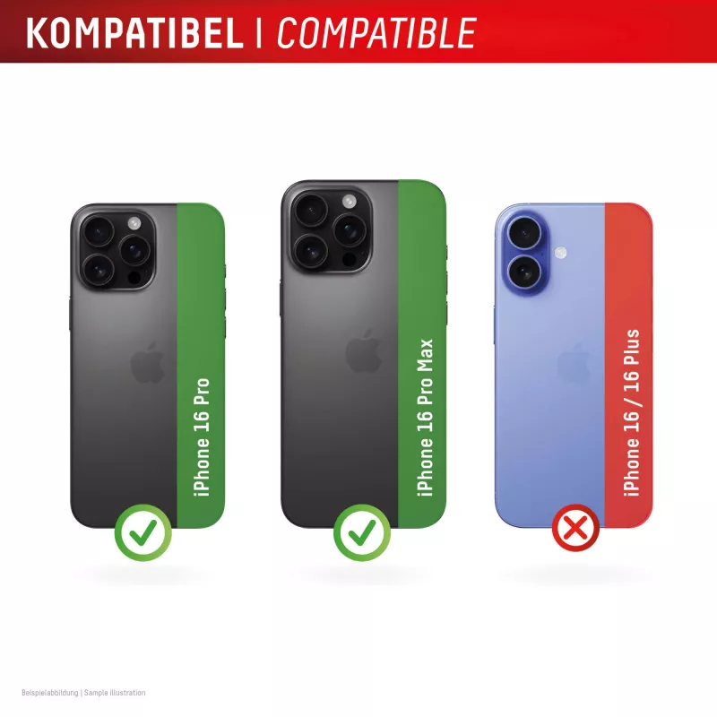 Displex Full Cover Camera Lens Glass iPhone 16 Pro/16 Pro Max, 10H, visiškas fotoaparato apsaugos stiklas, greitas montavimas, 2 vnt.