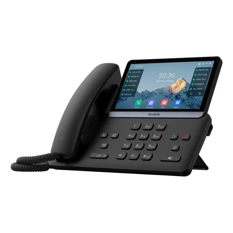 IP telefonas Yealink SIP-T77U 7 colių liečiamasis ekranas, HD garsas, SIP stalinis telefonas