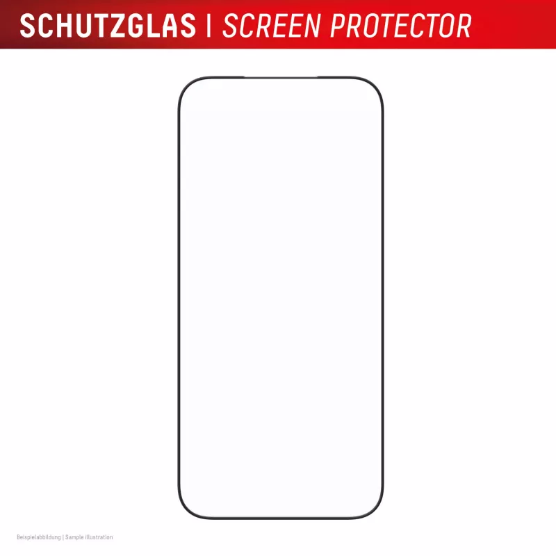 Displex Premium Screen Protector (Full Cover, 10H) Apple iPhone 17 Pro Max, Eco montavimo rėmelis, pilnas padengimas