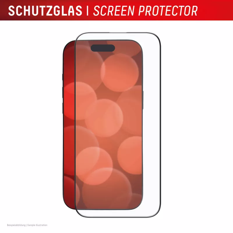 Displex Premium Screen Protector (visiškas padengimas, 10H) Apple iPhone Air, Eco montavimo rėmelis, visiškas padengimas
