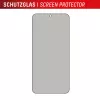 Displex privatumo ekrano apsauginis stiklas (10H) Samsung Galaxy S24/S25 su Eco tvirtinimo rėmeliu, privatumo filtras