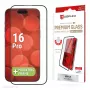 Displex Premium Anti-Reflex ekrano apsauginis stiklas (anti-refleksinis, pilnas uždengimas, 10H) Apple iPhone 16 Pro, Eco montavimo rėmelis, pilnas uždengimas