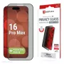 Displex privatumo apsauginis stiklas (10H) Apple iPhone 16 Pro Max su Eco montavimo rėmeliu