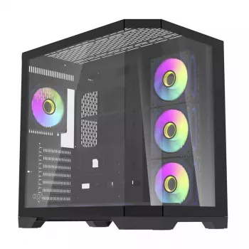 Kompiuterio korpusas Darkflash FT418 PRO, ATX, juodas