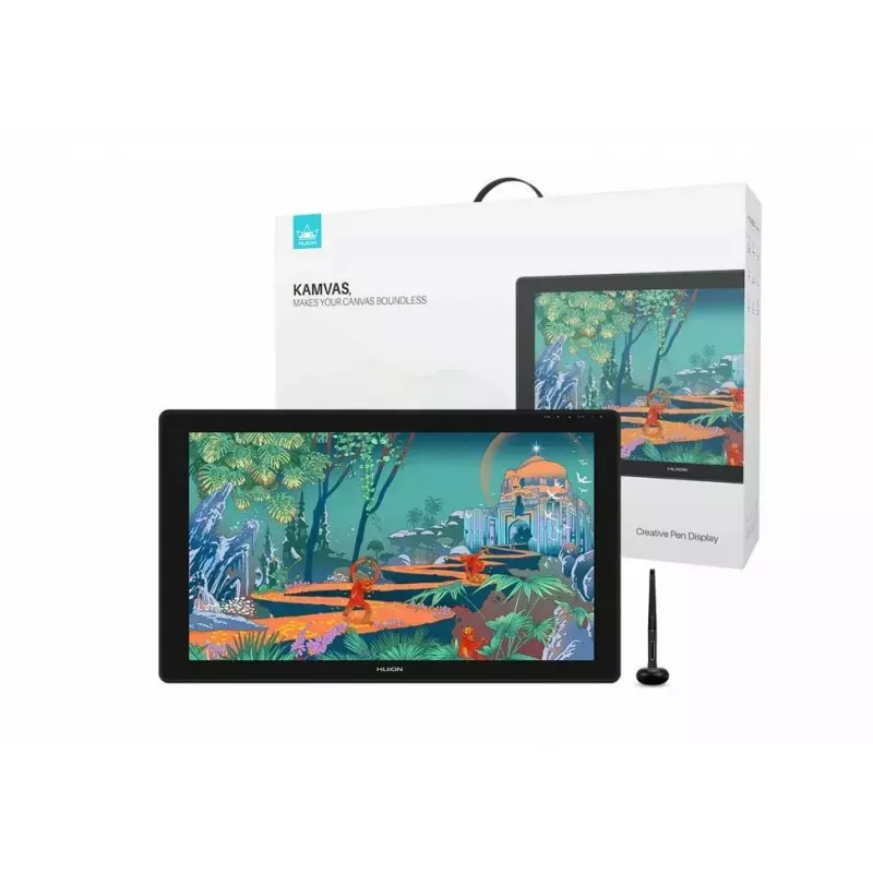 Huion Kamvas 24 GS2401 grafinė planšetė su ekranu, 23,8 colio QHD 2560 x 1440 IPS, 120 % sRGB, 8192 spaudimo lygiai