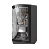 Korpusas DarkFlash DY470 Full Tower – Juodas, SPCC, palaiko ITX/ATX, HDD 3,5 col./2,5 col., 1x galinis 120 mm, šoniniai 120 mm ventiliatoriai