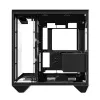 Korpusas DarkFlash DY470 Full Tower – Juodas, SPCC, palaiko ITX/ATX, HDD 3,5 col./2,5 col., 1x galinis 120 mm, šoniniai 120 mm ventiliatoriai