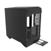Korpusas DarkFlash DY470 Full Tower – Juodas, SPCC, palaiko ITX/ATX, HDD 3,5 col./2,5 col., 1x galinis 120 mm, šoniniai 120 mm ventiliatoriai
