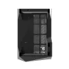 Korpusas DarkFlash DY470 Full Tower – Juodas, SPCC, palaiko ITX/ATX, HDD 3,5 col./2,5 col., 1x galinis 120 mm, šoniniai 120 mm ventiliatoriai