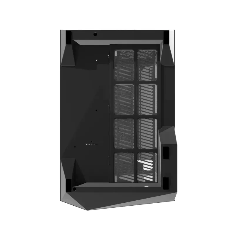 Korpusas DarkFlash DY470 Full Tower – Juodas, SPCC, palaiko ITX/ATX, HDD 3,5 col./2,5 col., 1x galinis 120 mm, šoniniai 120 mm ventiliatoriai