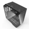 Korpusas DarkFlash DY470 Full Tower – Juodas, SPCC, palaiko ITX/ATX, HDD 3,5 col./2,5 col., 1x galinis 120 mm, šoniniai 120 mm ventiliatoriai