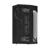Korpusas DarkFlash DY470 Full Tower – Juodas, SPCC, palaiko ITX/ATX, HDD 3,5 col./2,5 col., 1x galinis 120 mm, šoniniai 120 mm ventiliatoriai