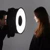 Softbox difuzorius Puluz PU5145 45 cm apvalus lengvas fotografijos apšvietimui
