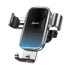Pasyvus laikiklis Baseus Glaze Gravity Mobilusis telefonas Juodas