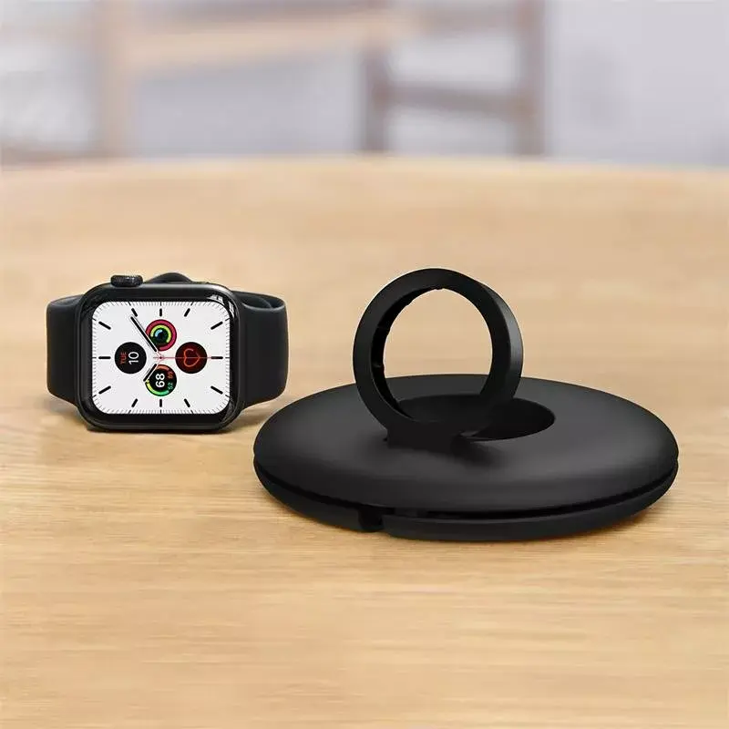 Baseus Laikiklis Apple Watch įkrovikliui ACSLH-01 — juodas, stovas magnetinei įkrovimo plokštelei