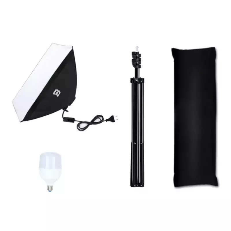 Softbox Puluz PU5070EU 50x70 cm su LED lempa ir trikoju