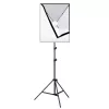 Softbox Puluz PU5070EU 50x70 cm su LED lempa ir trikoju