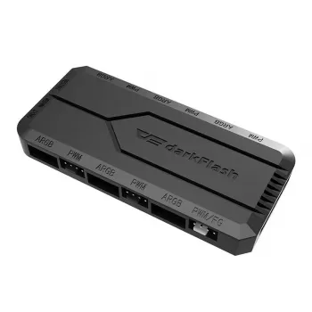 Ventiliatorių valdiklis darkFlash RC2 4-pin PWM pilkas